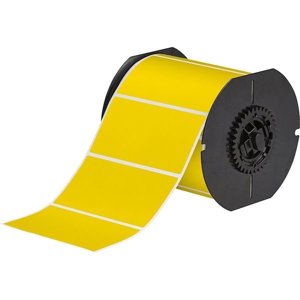 B33 Series Weather Resistant Outdoor Polyester Labels 2 in H x 4 in W YL 750/RL